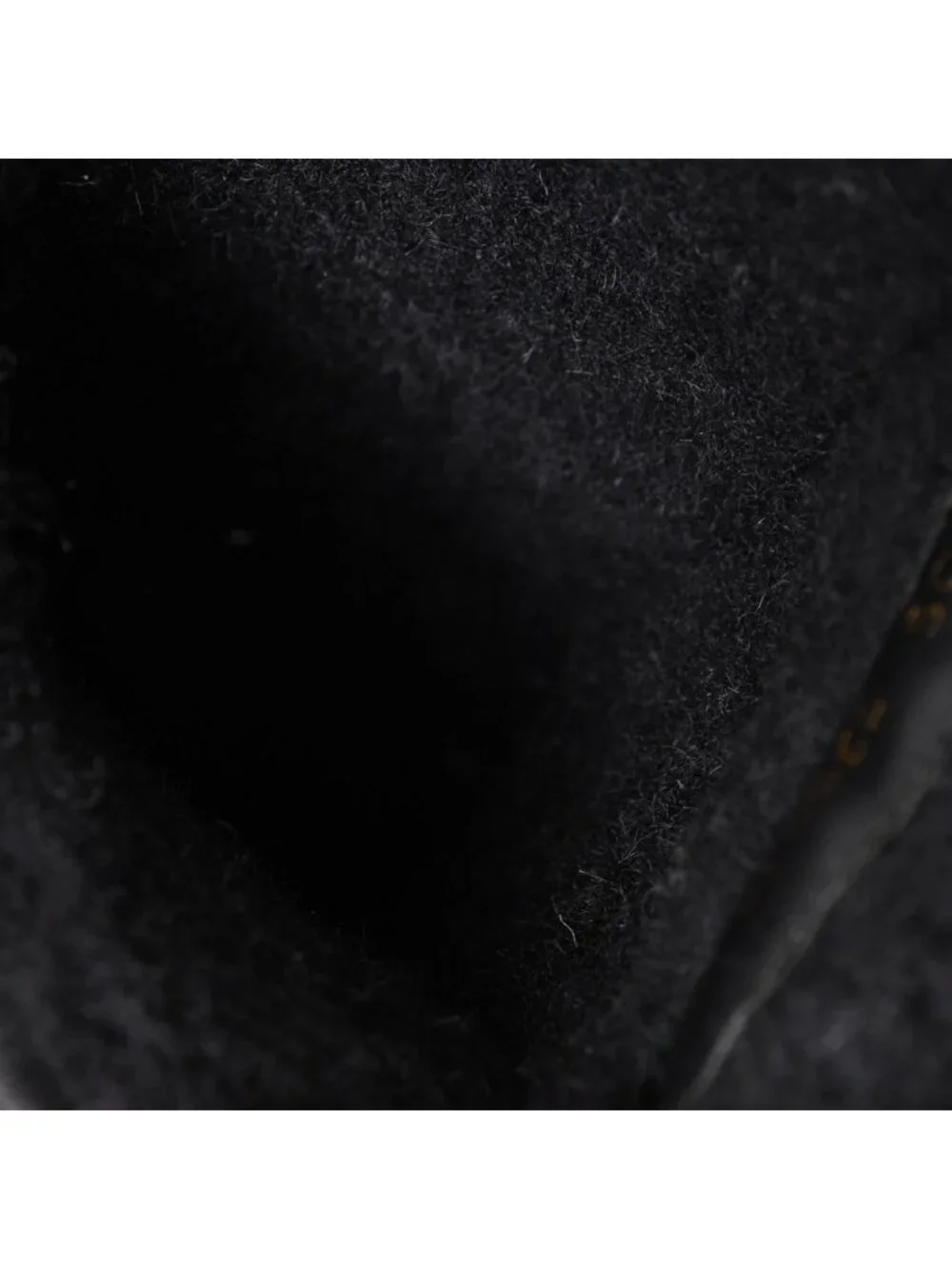 Saint Laurent Fur Boots Black Furry Mongolian Lamb Ankle
